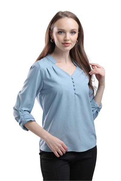 SUGA Ocean Waves Blouse