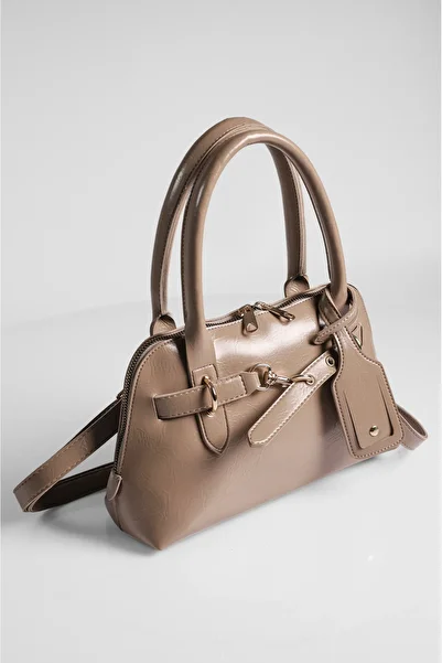 Rimense Women's Mink Long Strap Hand and Shoulder Bag