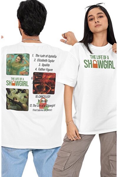 Fuddy Moda تي شيرت مطبوع عليه The Life Of A Showgirl Album Songs للجنسين، تي ...