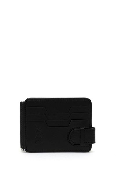 U.S. Polo Assn. Men's Black Card Holder 50314688-Vr046