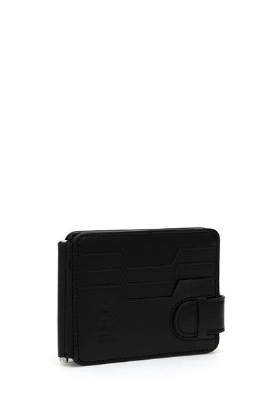 U.S. Polo Assn. Men's Black Card Holder 50314688-Vr046