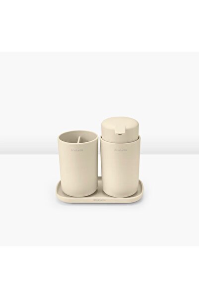 Brabantia Renew 3 Parça Banyo Seti Soft Bej 223402
