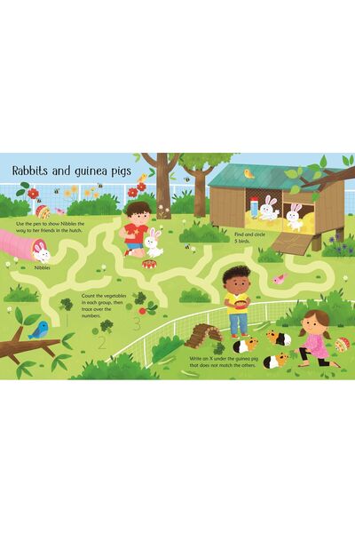 Usborne Book writes and erases 1 million times with pets