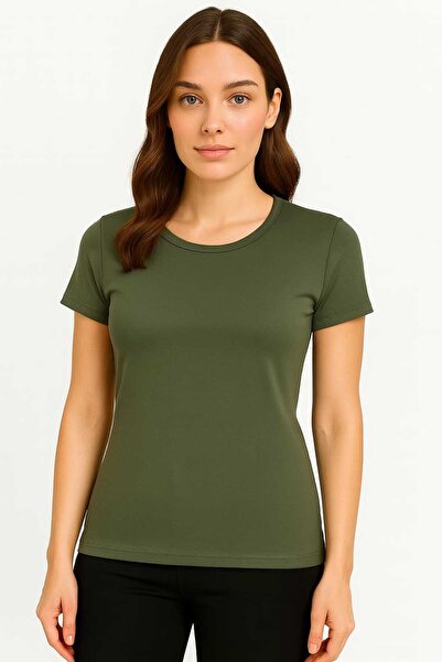 ingegno Body Crew Neck Short Sleeve Viscose Lycra Knitted Fabric Badi