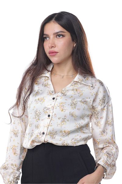 SUGA Autumn Floral Wrap Blouse
