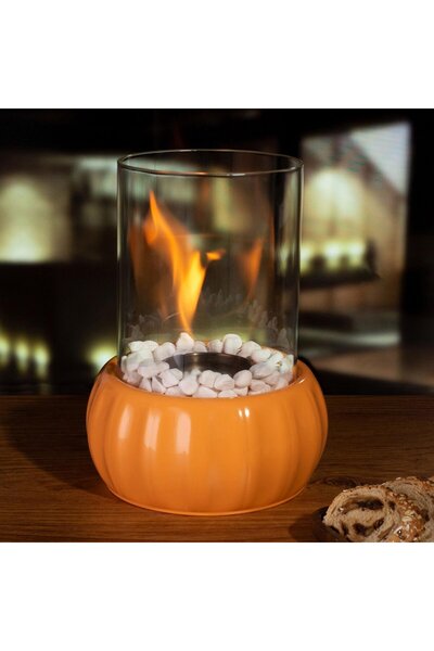 ZGF Decorative tabletop fireplace with bio-ethanol, gas-free and smoke-free