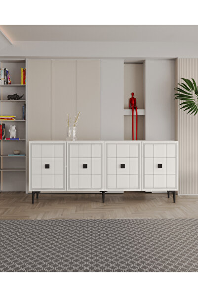 CENEYRA KA1509B - YUKA KONSOL, TV SEHPASI BEYAZ 150cm