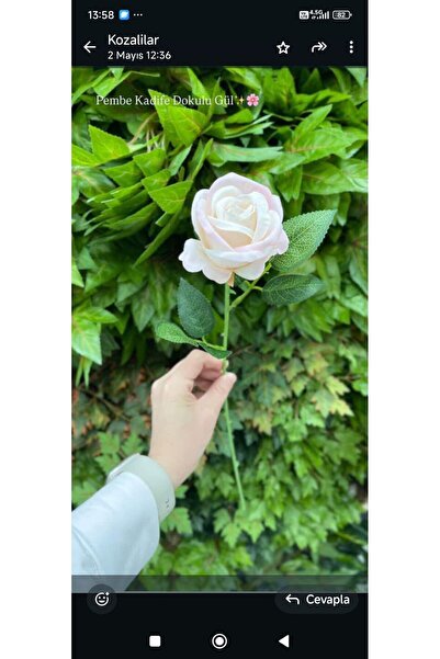 KOZALILAR Yapay Çiçek 5'li Ekvator Kadife Gül