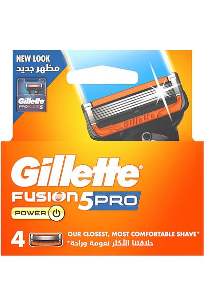 Gillette Fusion ProGlide Power Razor Blades, 4 Count