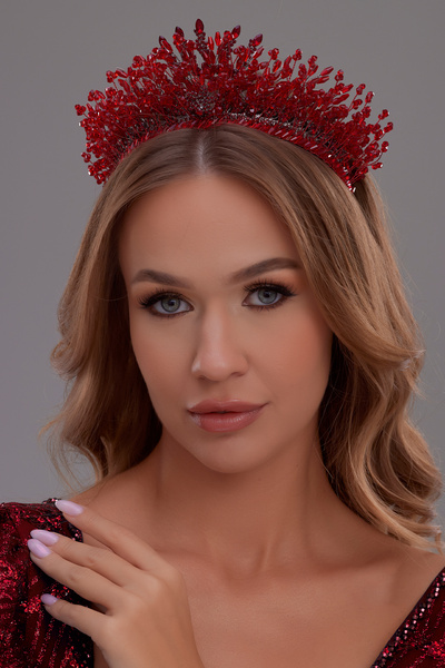 Hayalperest boncuk Neshy Model Bridal Princess Crown Coroana de nuntă și coro...