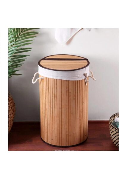 STOREMAX Sellbuyst Lt Folding Wicker Bamboo Dirty Laundry Basket Collapsible Toy Basket Bathroom Basket