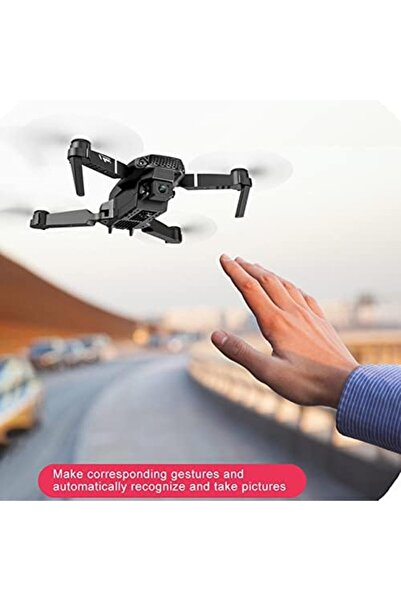 Generic E88 Pro Drone 4K With High Definition Camera WiFi Foldable Drone 2.4G 6 Axis RC Altitude Hold - Blac