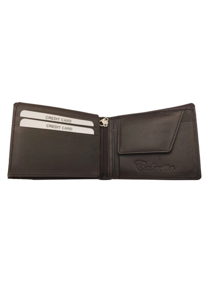Caribou Premium Genuine Leather Wallet for Men - Brown Color