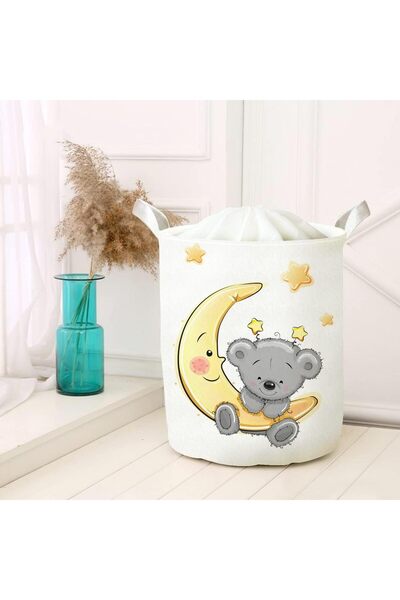 STOREMAX Sellbuyst Multi-Purpose Toy Storage Box Dirty Laundry Picnic Basket Folding Organizer Felt