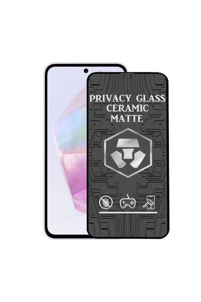 CaseArt Samsung Galaxy A35 Tam Kaplayan Mat Seramik Nano Esnek Hayalet Ekran ...
