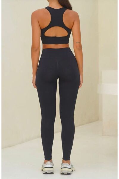 femmefinesse Women's Surya Dark Anthracite Color Recovery Ankle Length Leggings