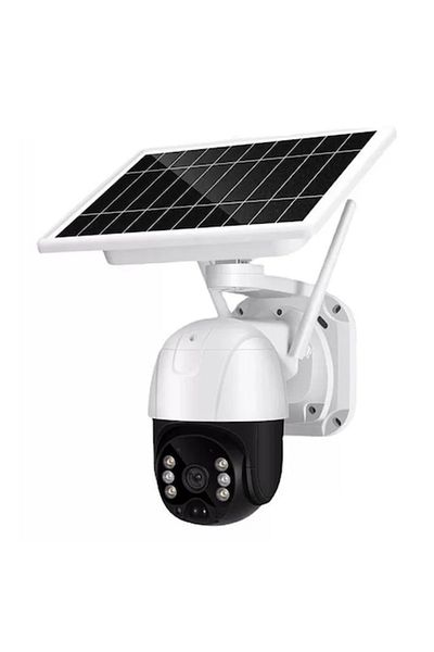 BSG TECH Camera de supraveghere cu panou solar BSG TECH, 5MP Cartela SIM 4G, Ultra HD