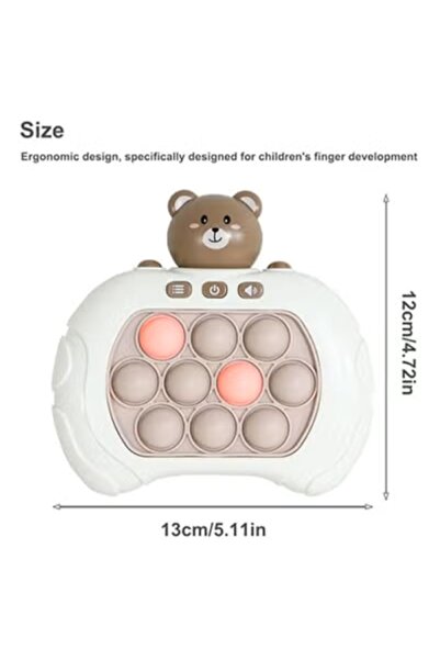 Aroma Electronic Light Up Handheld Pop Quick Push Game Console Electric Bubble Puzzle Game Machine