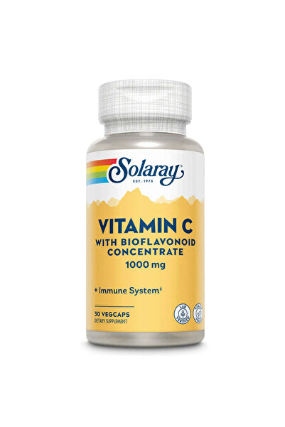 Secom Vitamin C Solaray, 1000mg, 30 Capsule,