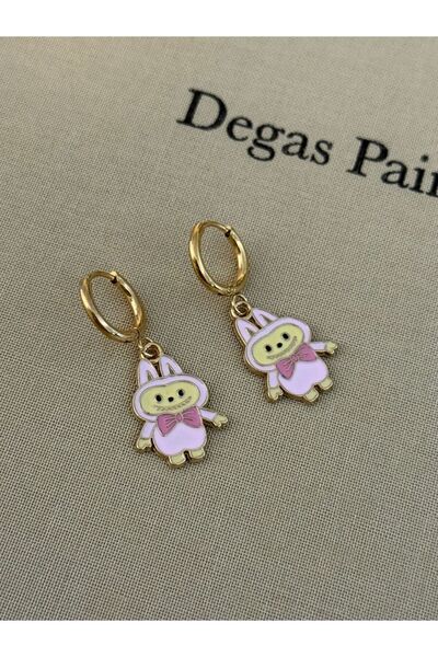MioArt Girl's Labubu Baby Model Earrings