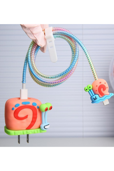 KVK PRİVACY 18W/20W/25W Uyumlu Şarj Kılıfı, Şarj Kablosu Örme Aparatı, Kablo ...