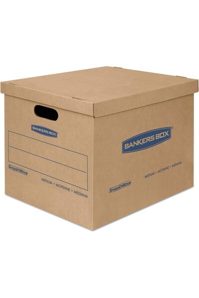 STOREMAX Sersadsn Box Smoothmove Classic Small Moving Boxes, 20-Pack, Tape-Free Assembly, Easy Move