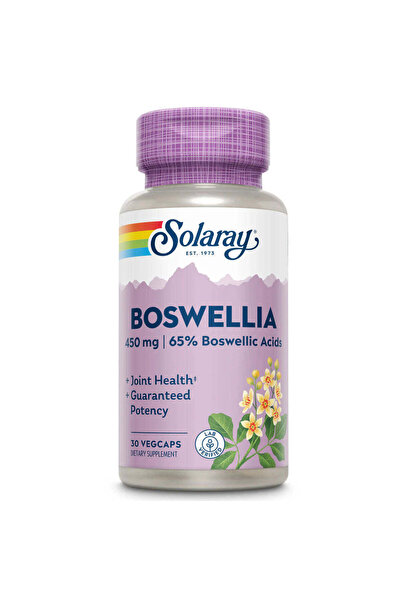 Secom Boswellia Solaray 450mg, 30 φυτικές κάψουλες,