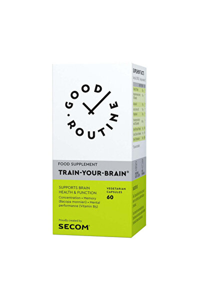 Secom Καλή Ρουτίνα Εκπαιδεύστε τον Εγκέφαλό σας, 60 κάψουλες,