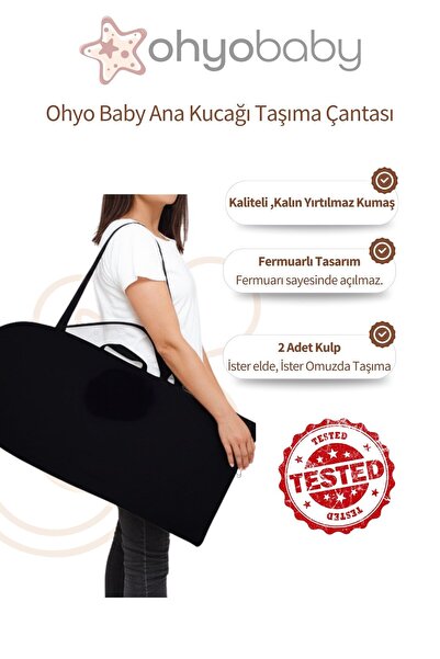 OHYO BABY ANA KUCAĞI TAŞIMA KILIF ÇANTASI OMUZDAN ASKI VE ELDEN TUTMALI FERMU...