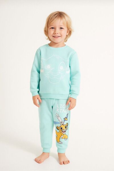 ASN APPAREL طقم أطفال شتوي من القطن ثلاثي الخيوط