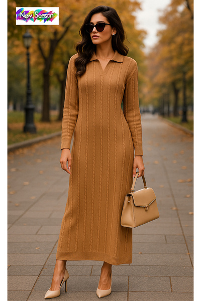 semela New Season Boydan Hair Braided Knitted Dress