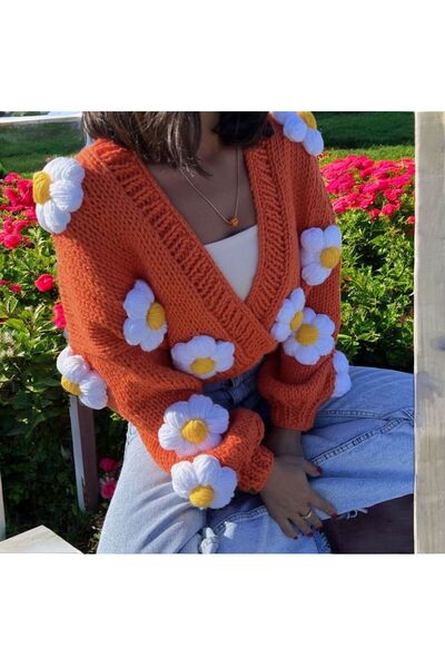 Charme Elegant Hand Knitted Women's Jacket