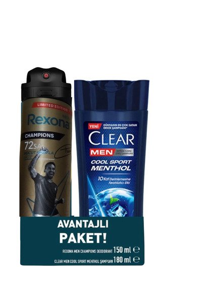 Rexona Champions + Clear 180 ml