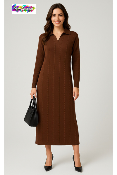 semela New Season Boydan Hair Braided Knitted Dress
