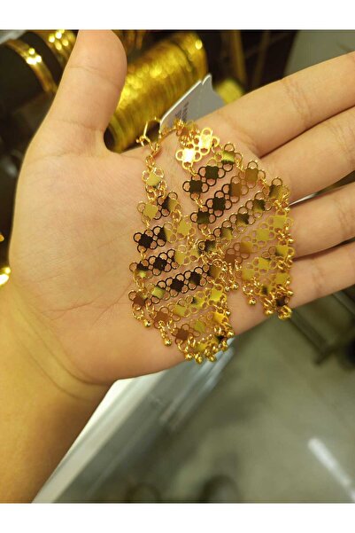 Makerlab Altın kaplama Hint işi akıtma küpe