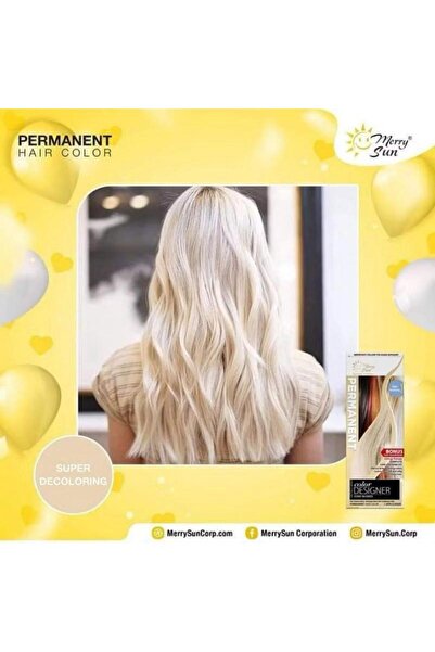 merry sun permanent hair color super decoloring
