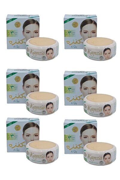 KENZA كريم تجميل لتبييض البشرة 28 جرام عبوة من 6 قطع