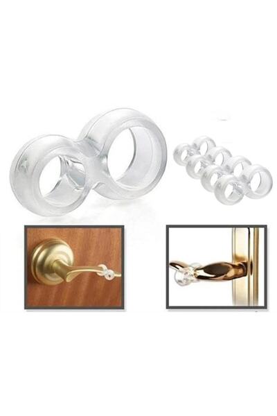 Atlas Mutfak سدادة مثبتة على مقبض باب من السيليكون مكون من 4 قطع