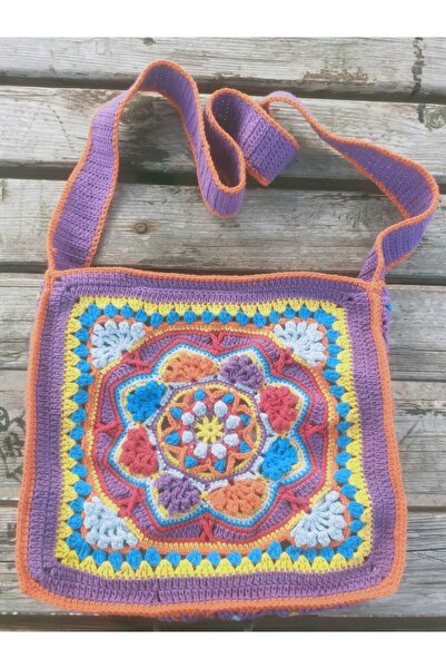 Melonndesign Genți cu design croșetat cu modele etnice