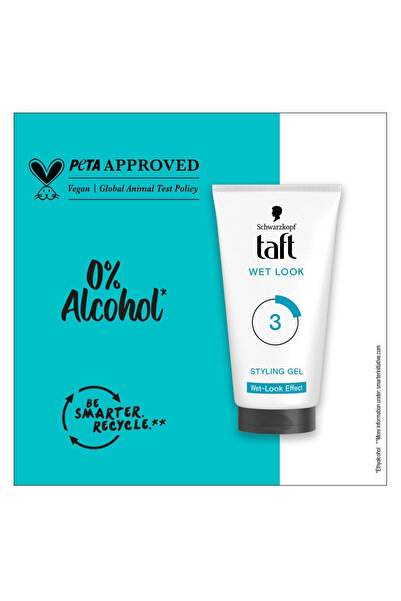 Tat Taft Wet Look Effect Styling Gel, 150 ml