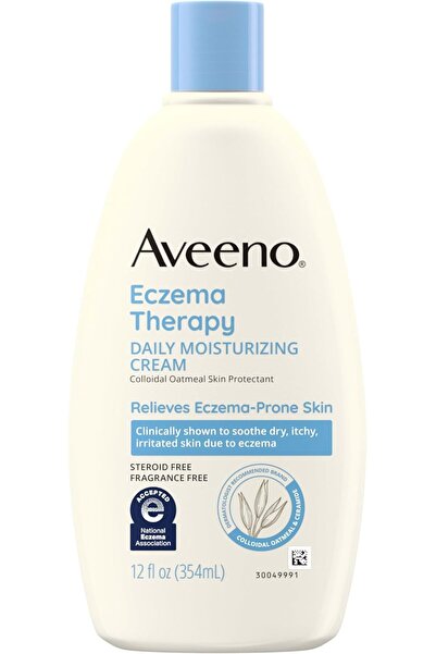 AVEENO مرطب من - مهدئ، يخفف الاحمرار، يعالج الأكزيما، مناسب للبشرة الجافة، 12 إنفلونزا