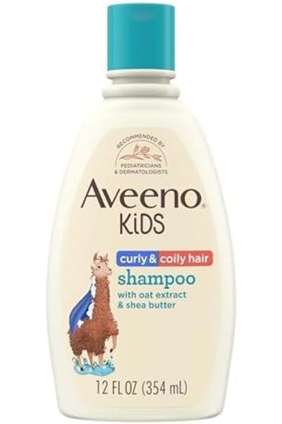 Aveeno Baby Aveeno Kids Curly Hair Shampoo with Oat Extract and Shea Butter