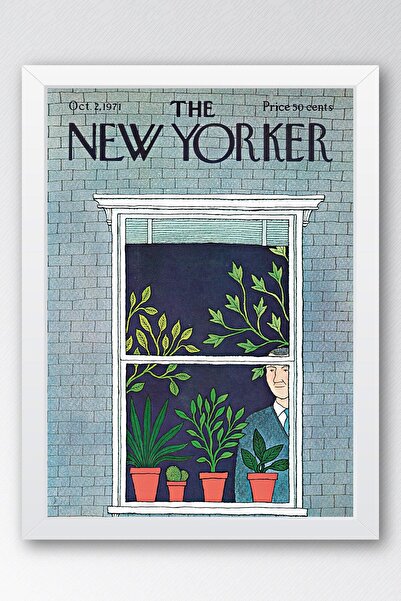 Saturn Tabloul înrămat The New Yorker 2 octombrie 1971 - Tabloul ferestrei