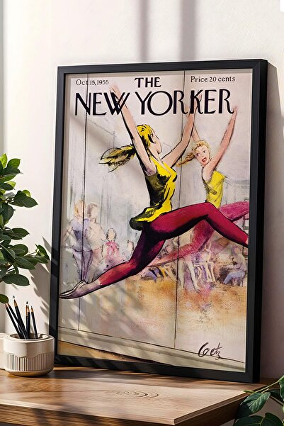 Saturn Pictură înrămată The New Yorker 15 octombrie 1955 - Pictură balerină