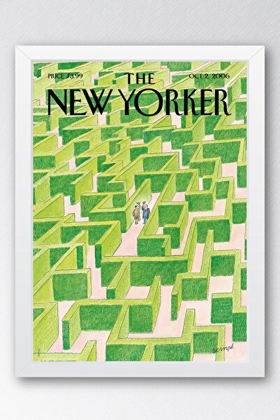 Saturn Pictură înrămată The New Yorker 2 octombrie 2006 - Pictură Labyrinth o...