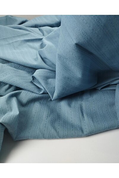 Kumaş Parça Țesătură din bumbac cu model în culoarea albastru închis (lățime ...