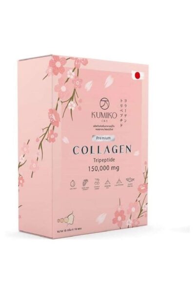 Kumiko Collagen Tripeptide 150,000 mg Anti-Aging Whitening Skin Drink 15 Sachets x 15 g