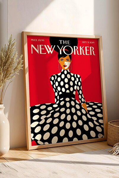 Saturn Pictură înrămată The New Yorker 9 septembrie 2019 - Pictură cu buline