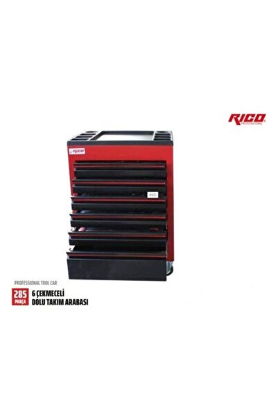 Rico 6 Çekmeceli Takım Arabası 285 Parça 025-TA0024