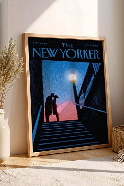 Saturn Pictură înrămată The New Yorker 15 septembrie 2008 - Pictură de noapte